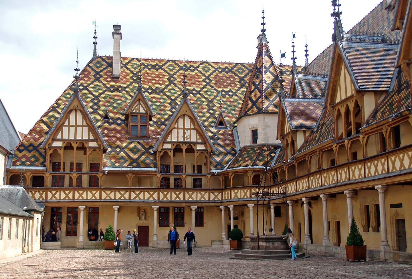 The Hôtel Dieu des Hospices de Beaune in Burgundy