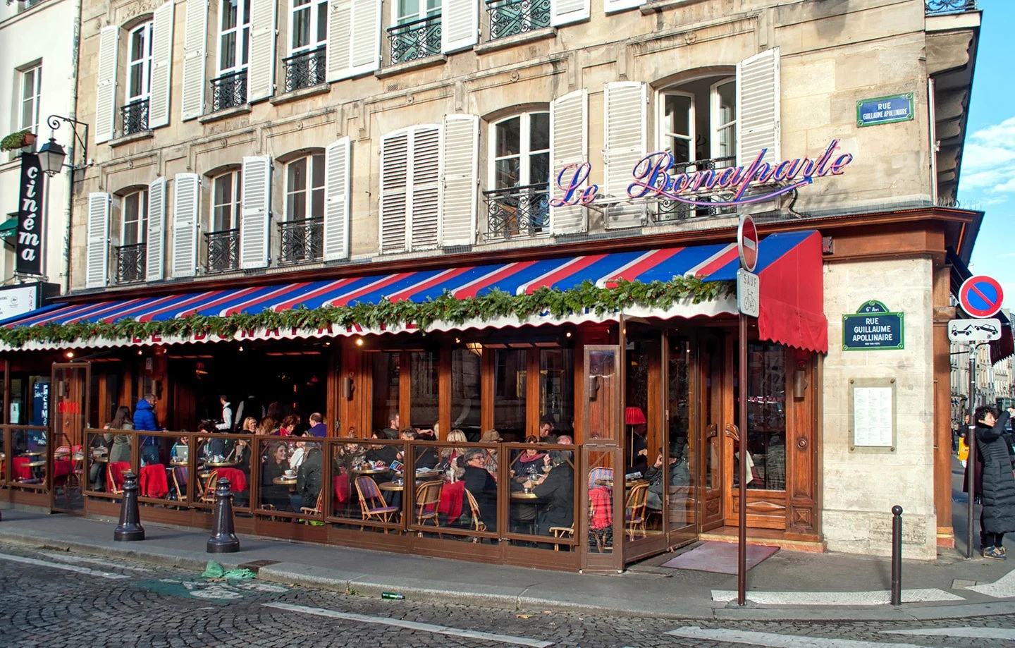 Parisian cafe in St Germain