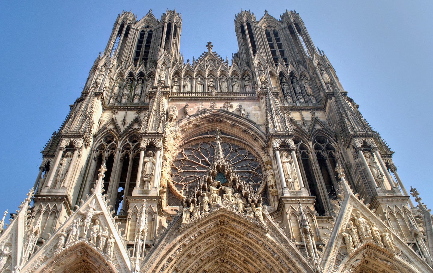 Reims cathedral in France
