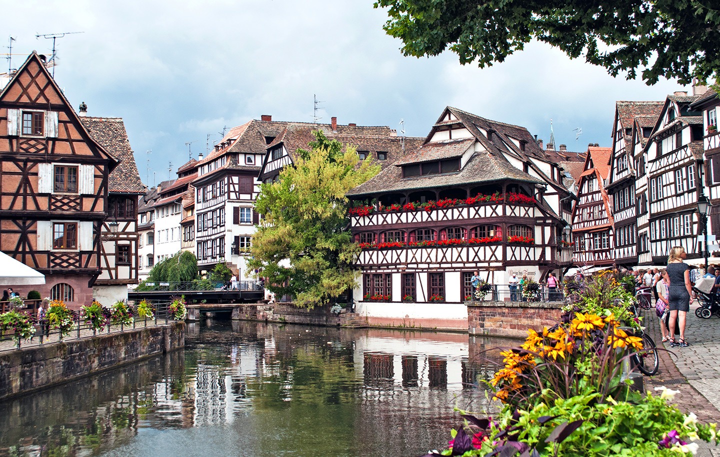 Beautiful Petite France on Strasbourg's canals