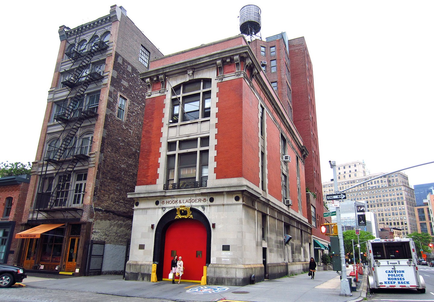 Hook and Ladder 8, the Ghostbusters fire station in New York