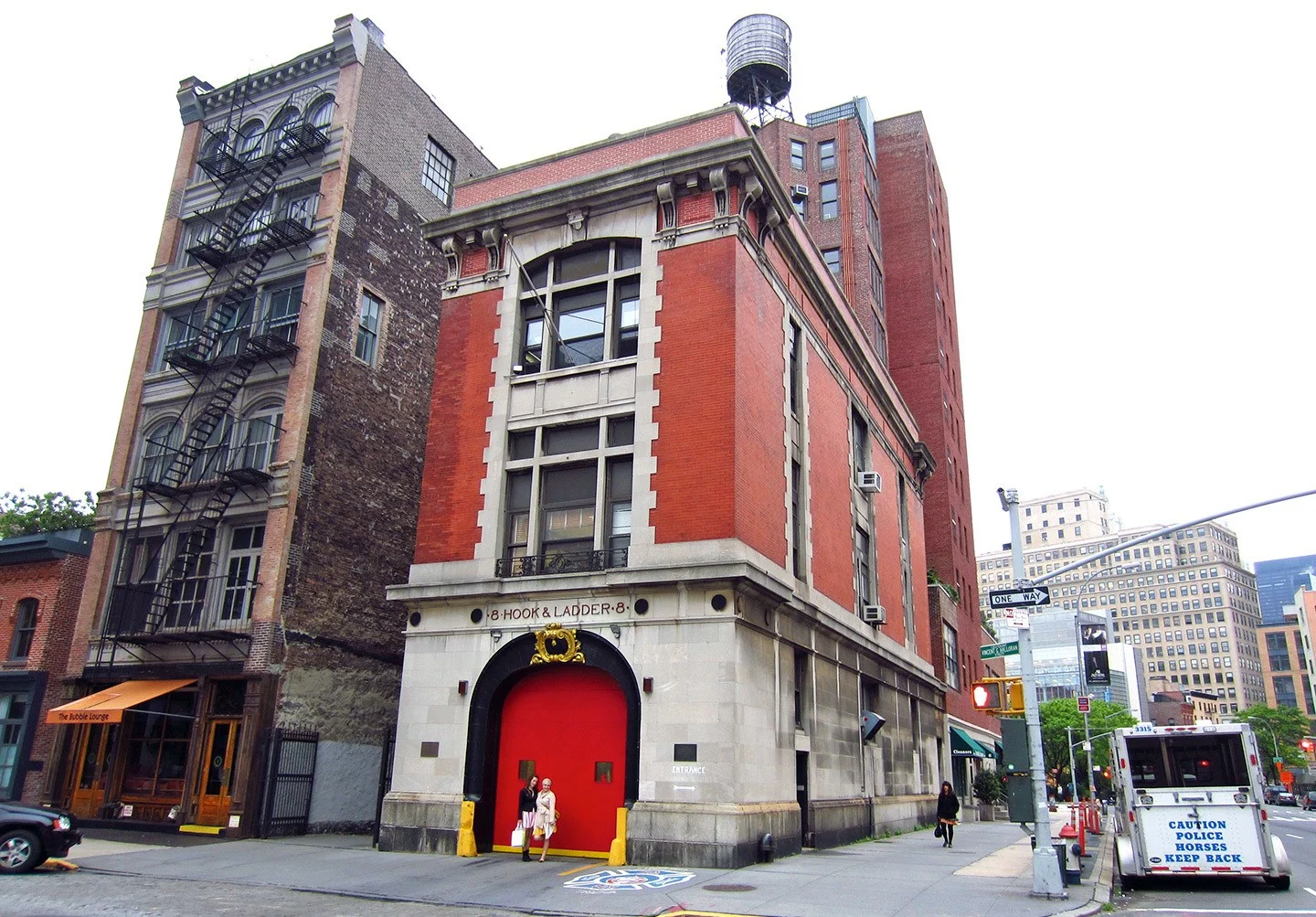 Hook and Ladder 8, the Ghostbusters fire station in New York