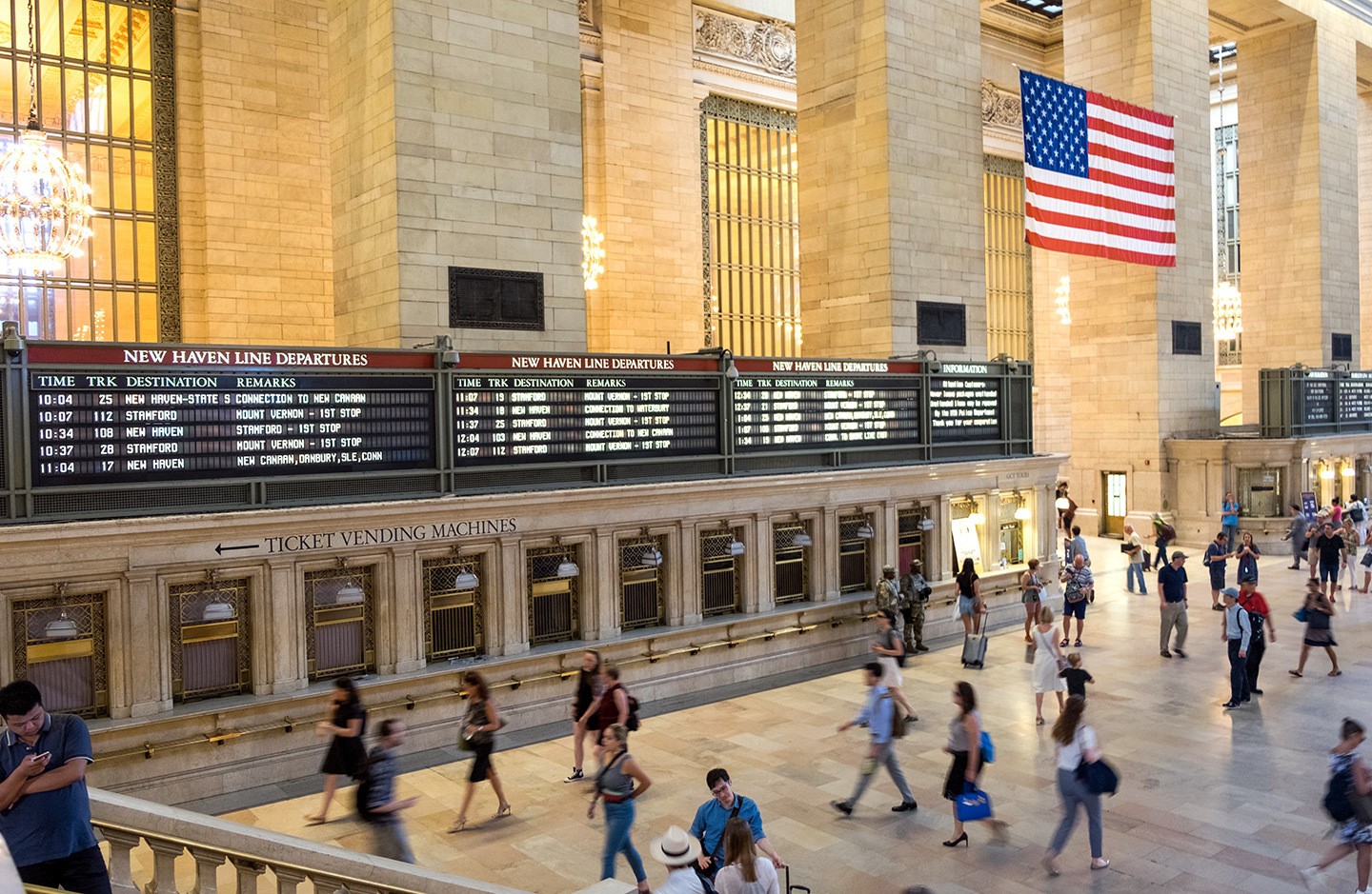 Inside Grand Central Station, New York