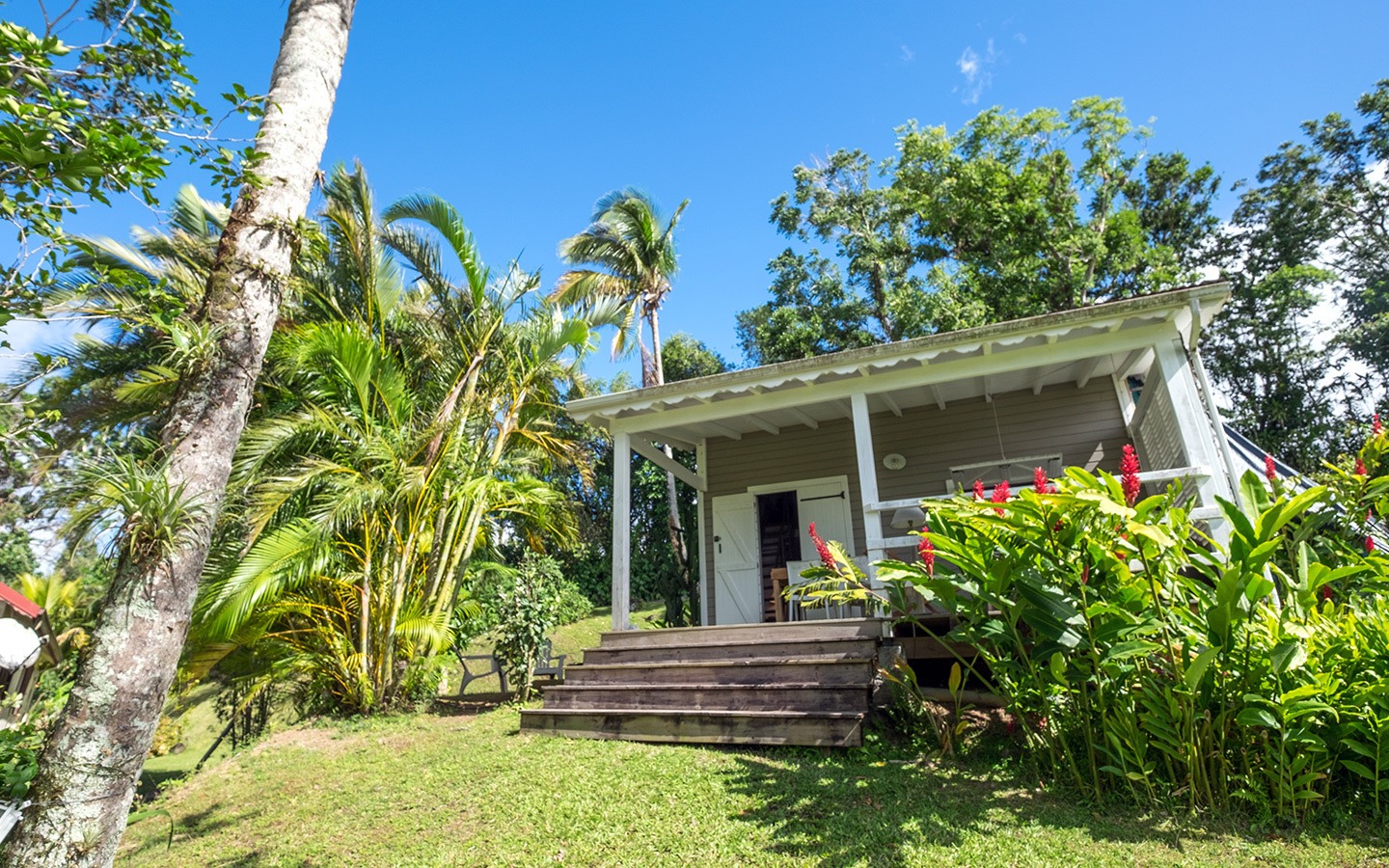 AirBnB cabin rental in Guadeloupe in the Caribbean