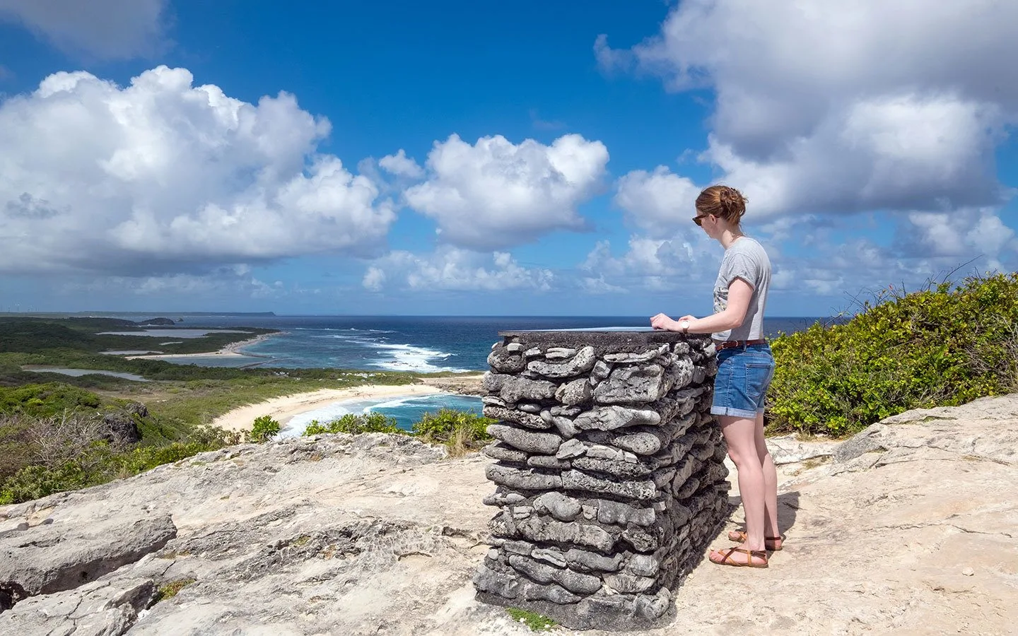 Views from the Pointe des Châteaux in Guadeloupe