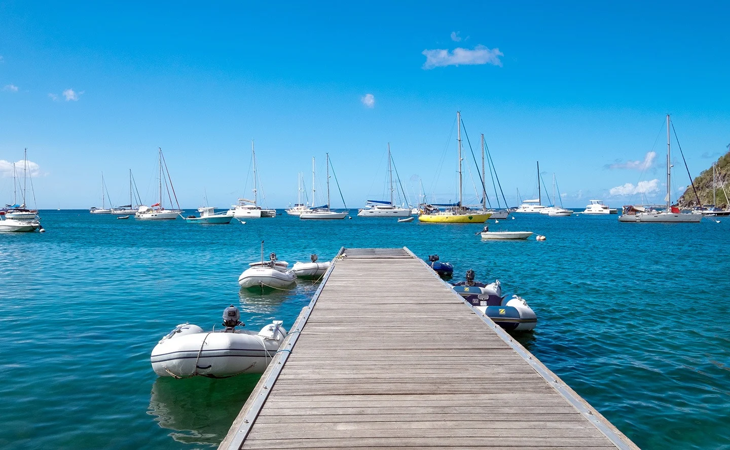 Deshaies harbour, Basse-Terre, Guadeloupe