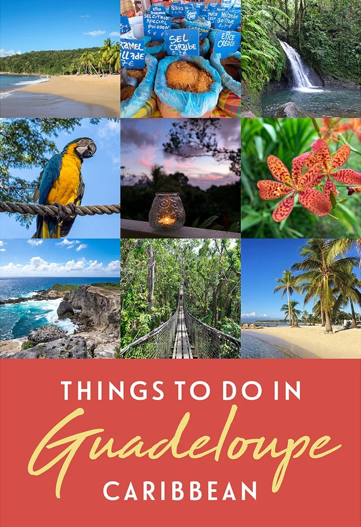 Discover the best things to do in Guadeloupe in the French Caribbean – with highlights from Grand-Terre and Basse-Terre including beautiful beaches, waterfalls, rum distilleries and jungle hikes | Things to do in Guadeloupe | Guadeloupe travel guide | French Caribbean islands | What to do in Guadeloupe | Guadeloupe Caribbean island