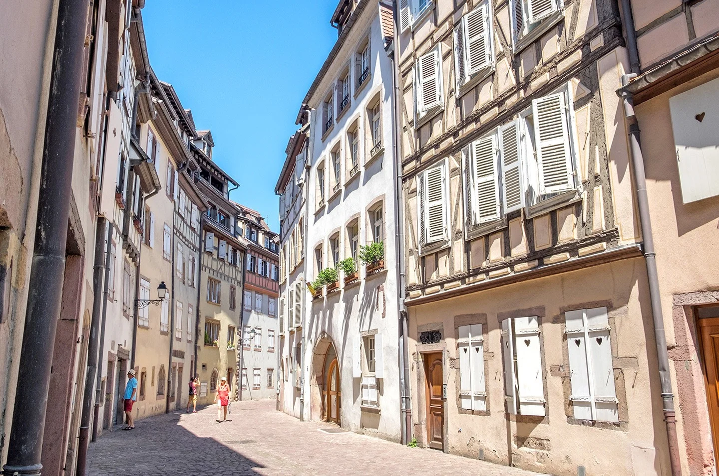 Pretty streets in Colmar, France