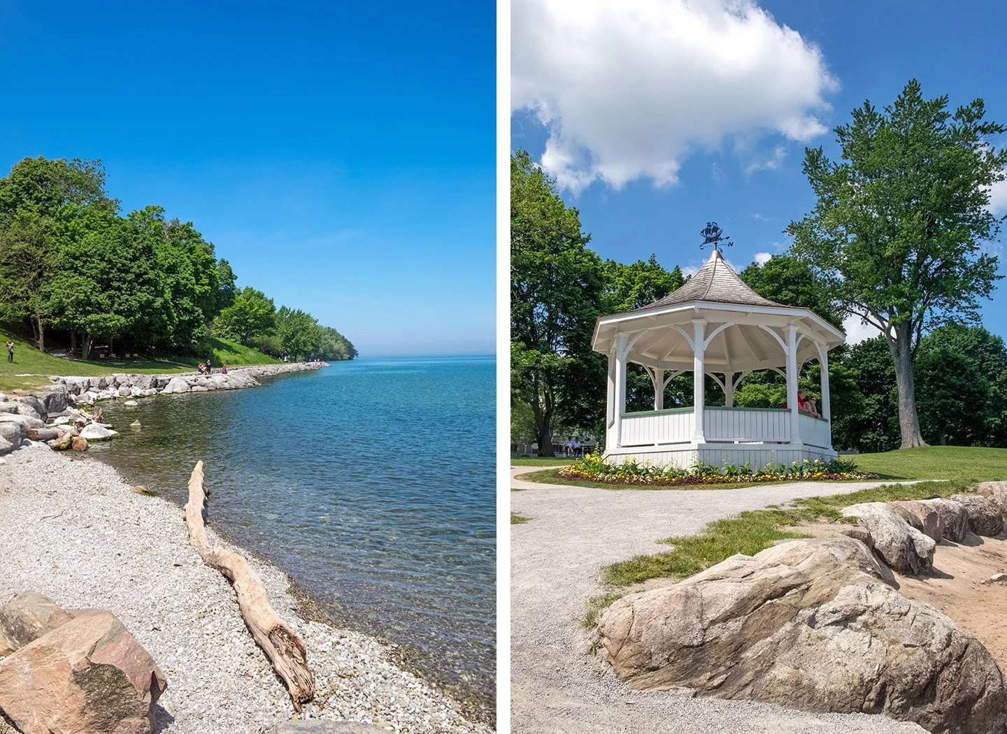 Queens Royal Park lakeside and gazebo, one of the top things to do in Niagara on the Lake