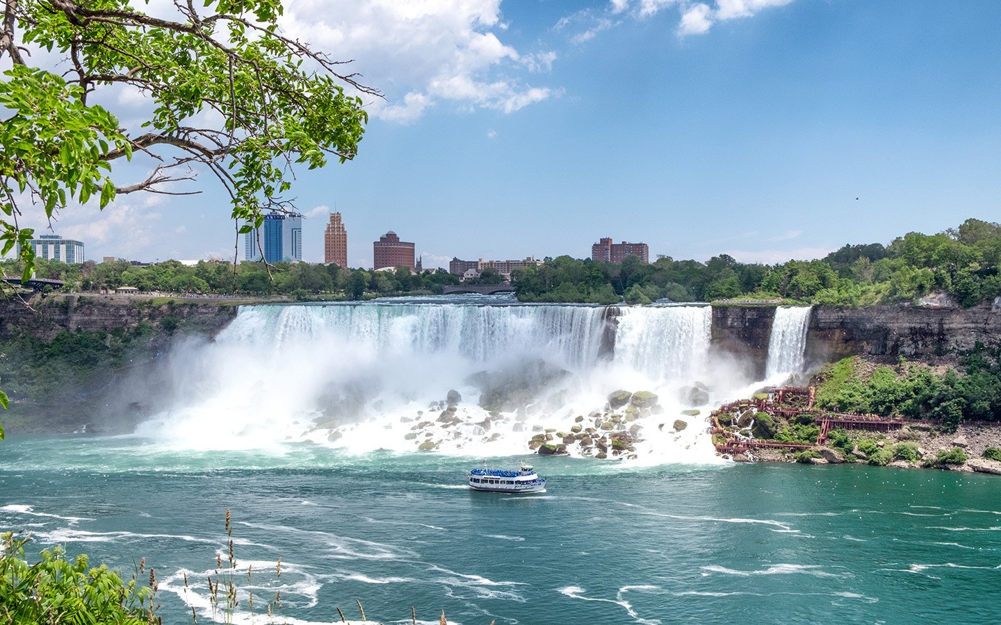 The American Falls at Niagara Falls