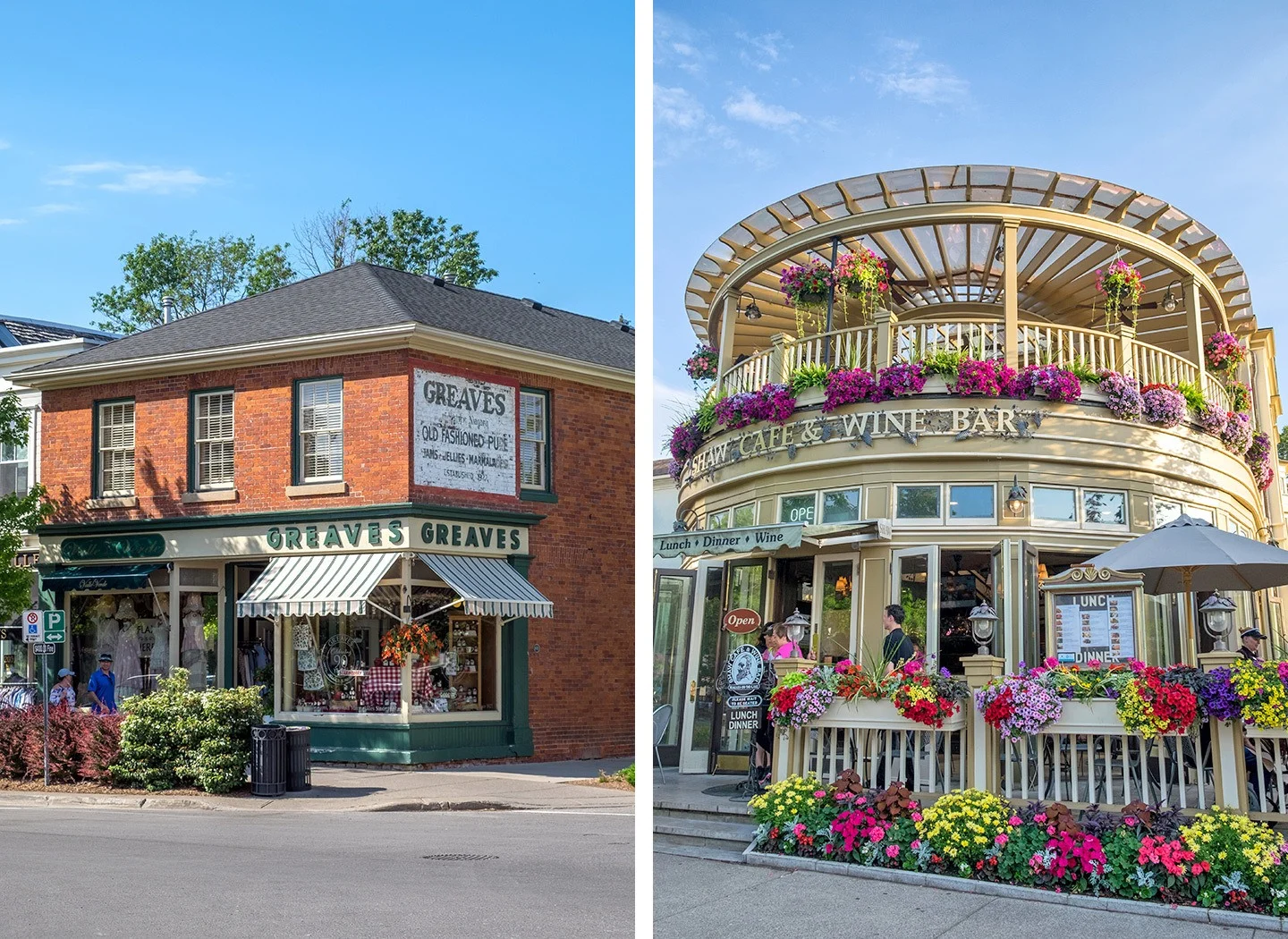 Historic buildings in Niagara-on-the-Lake's heritage district