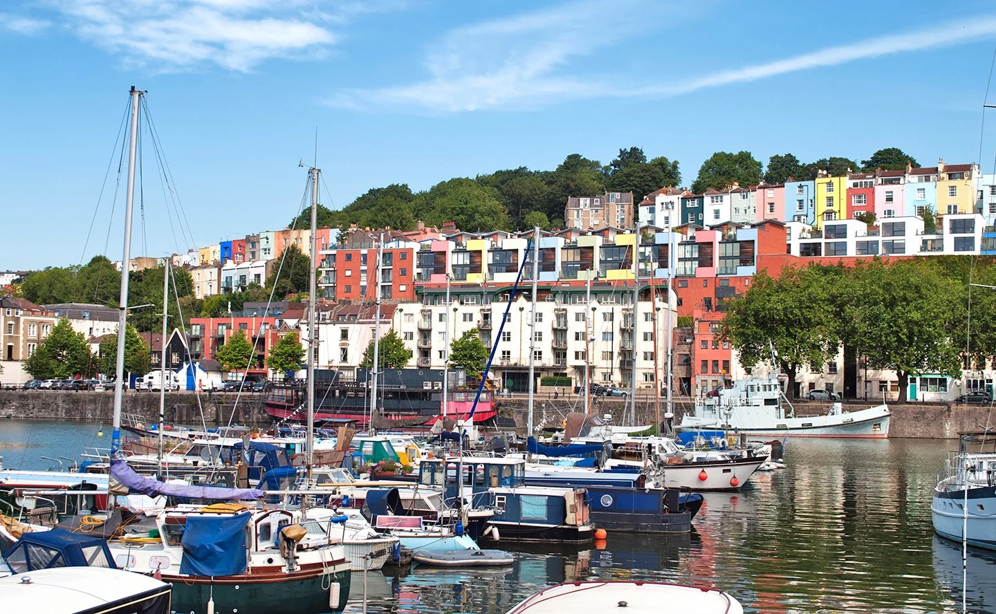 Bristol's colourful waterfront