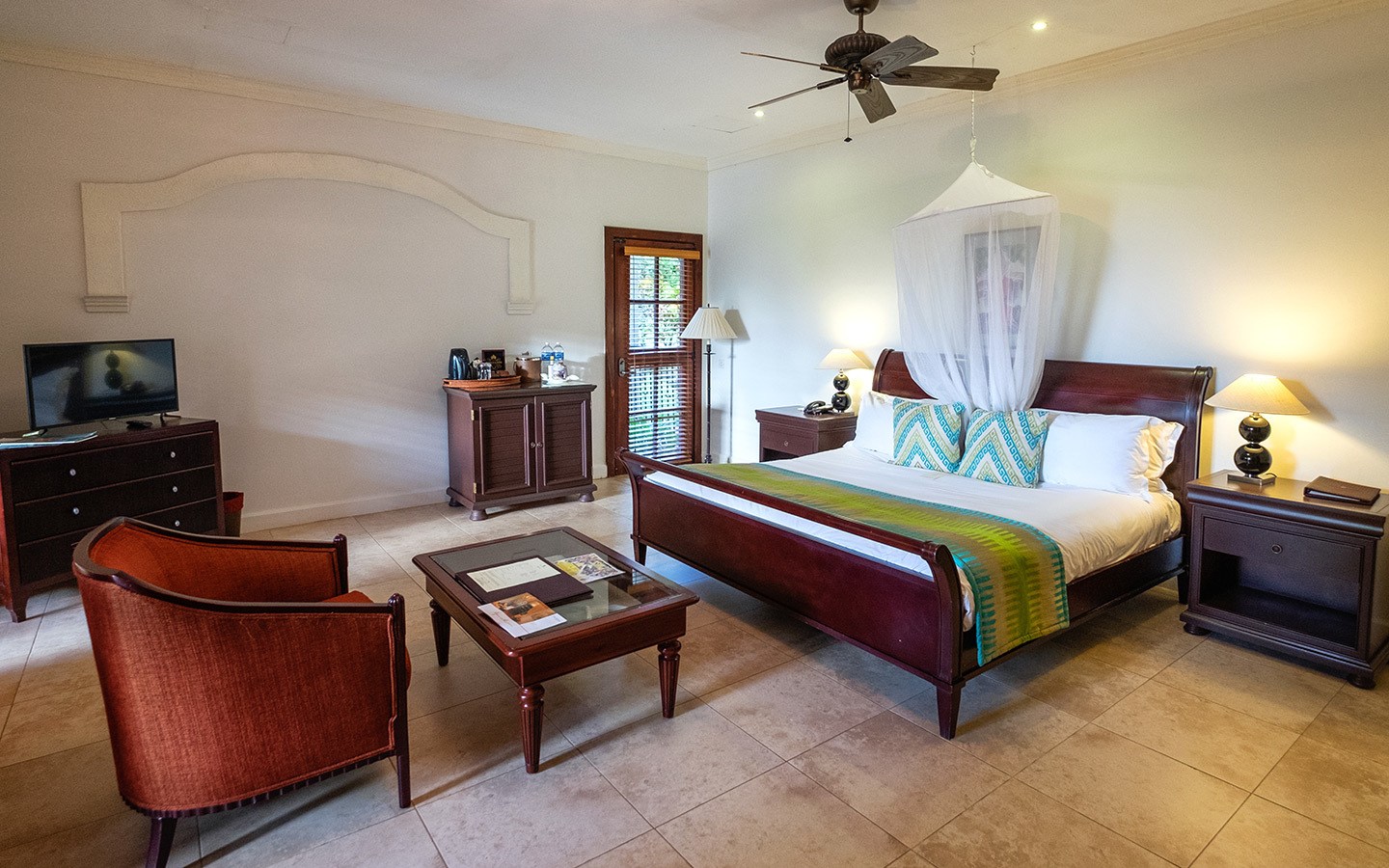 Villa bedroom at Cap Maison, Saint Lucia