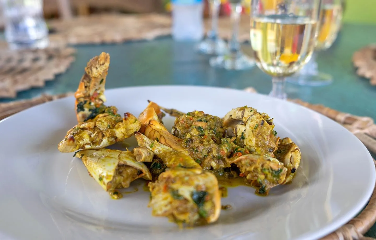 Crab claws, Creole cookery in Saint Lucia