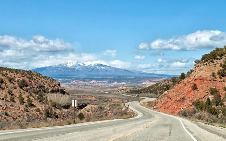 The road to Moab, Utah