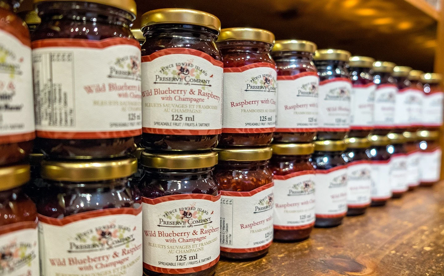 Jam from the Prince Edward Island Preserve Company, PEI Canada