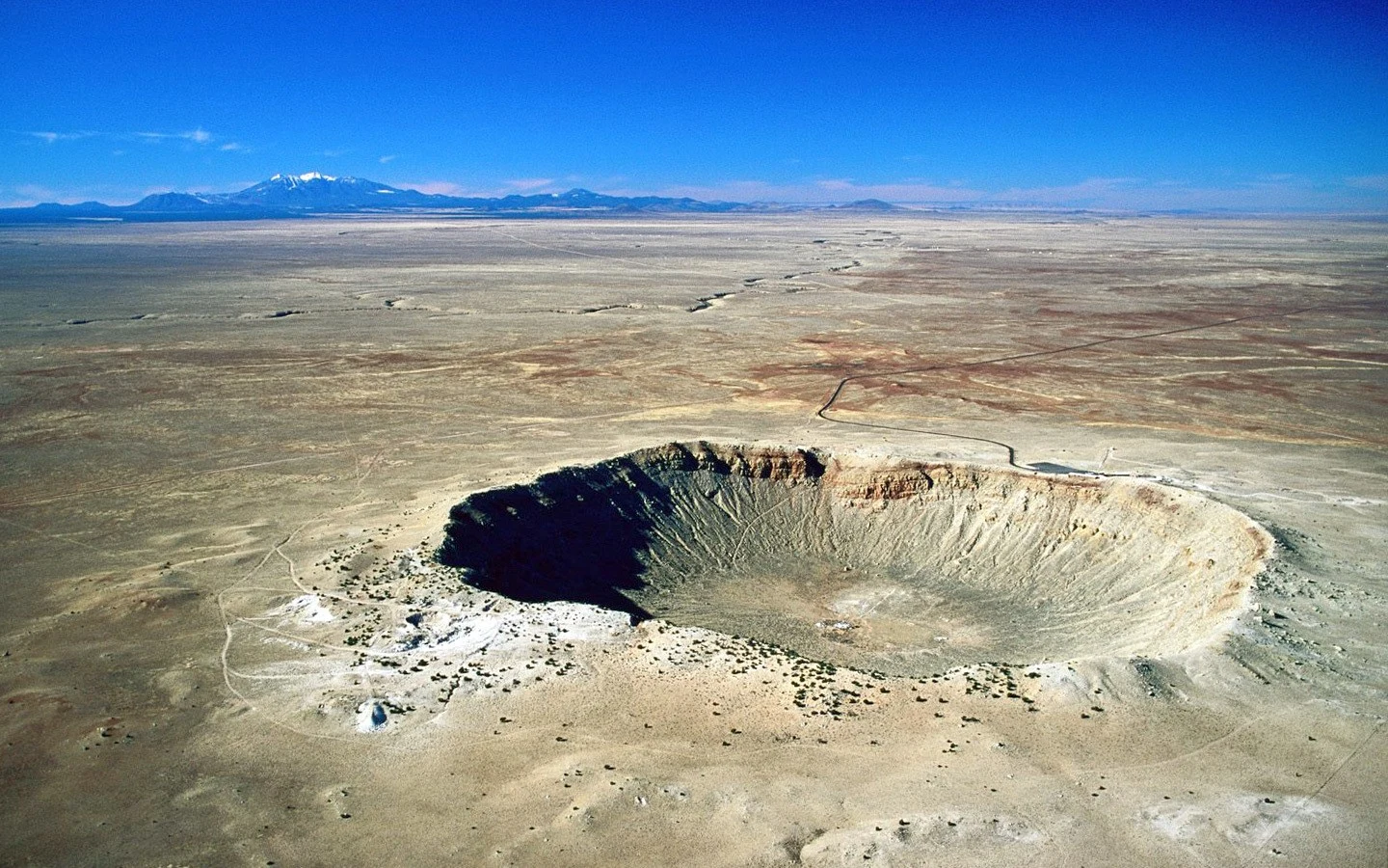 Meteor Crater, Arizona, from above