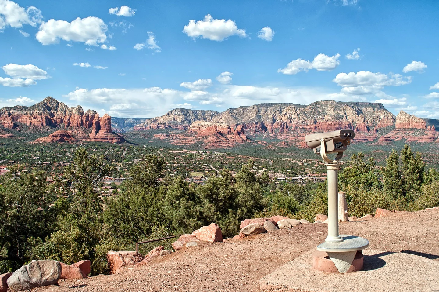 Sedona red rock views from Airport Mesa