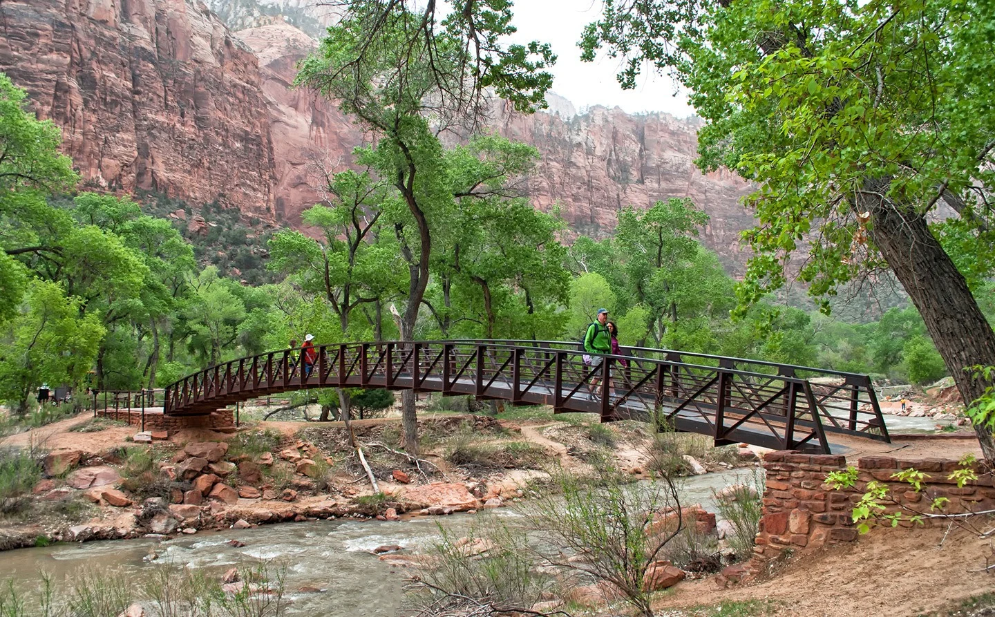 Bridge at Zion National Park, Utah, USA