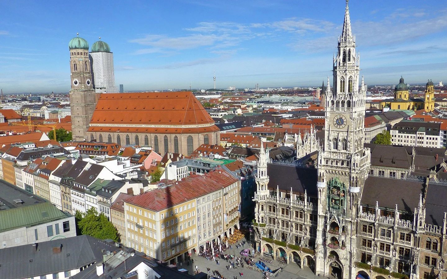 Views over Munich from St Peter’s Church