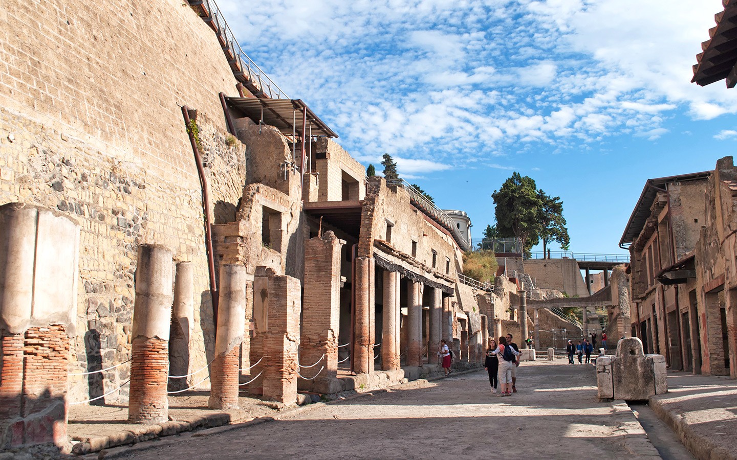 The Roman city of Herculaneum, Italy