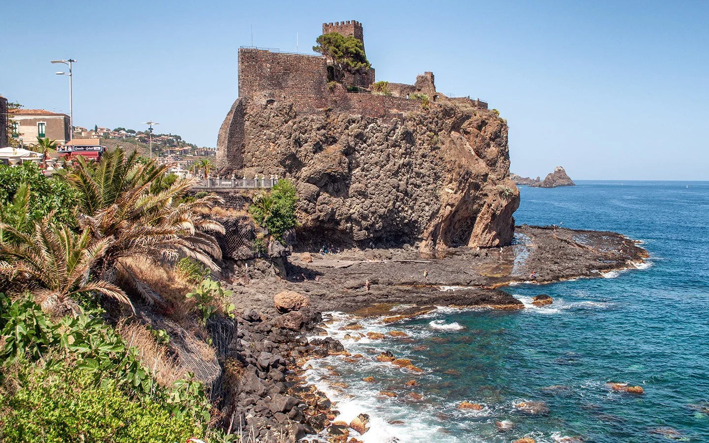 Aci Castello castle in Sicily