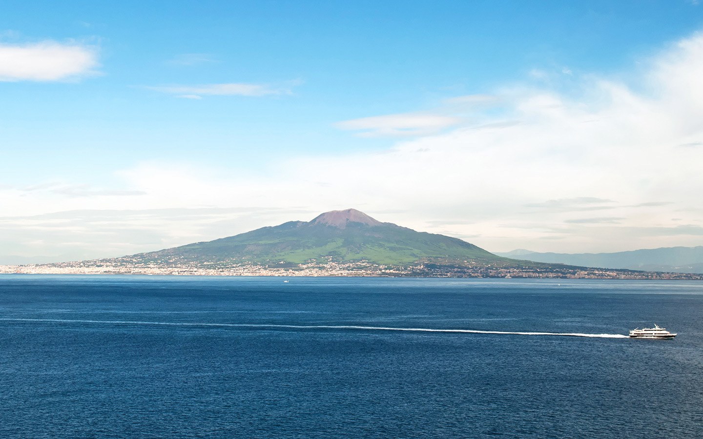 Mount Vesuvius in Southern Italy, a  great day trip from Sorrento