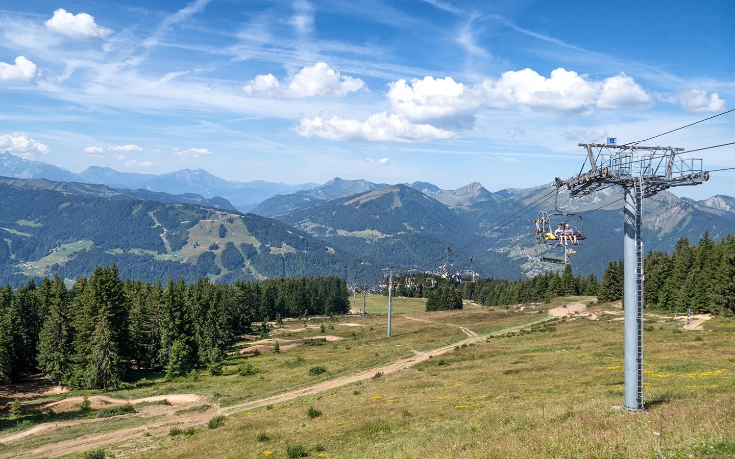 Summer in Morzine in the French Alps