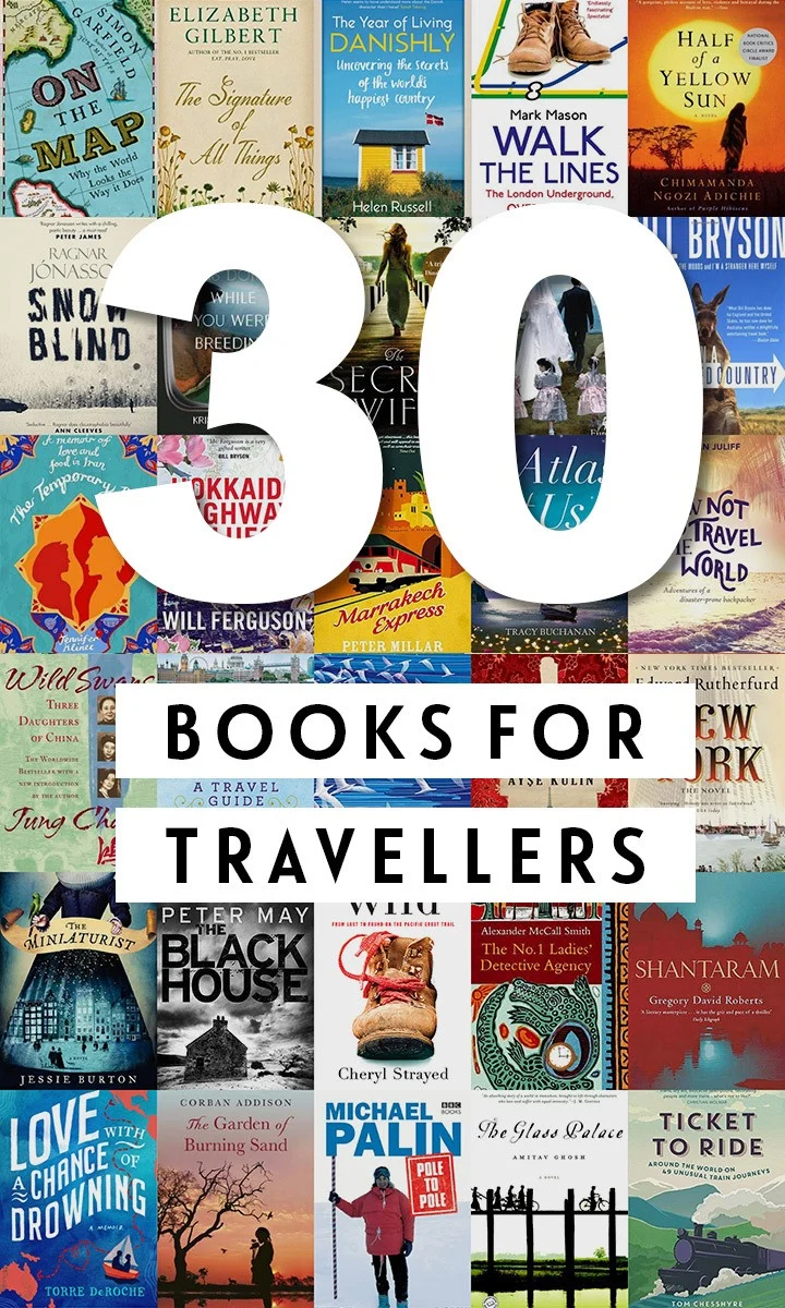 30 wanderlust-inspiring books for travellers, featuring the best fiction, non-fiction and memoirs – travel books to transport you around the world. #books #reading #travelbooks #travelreads