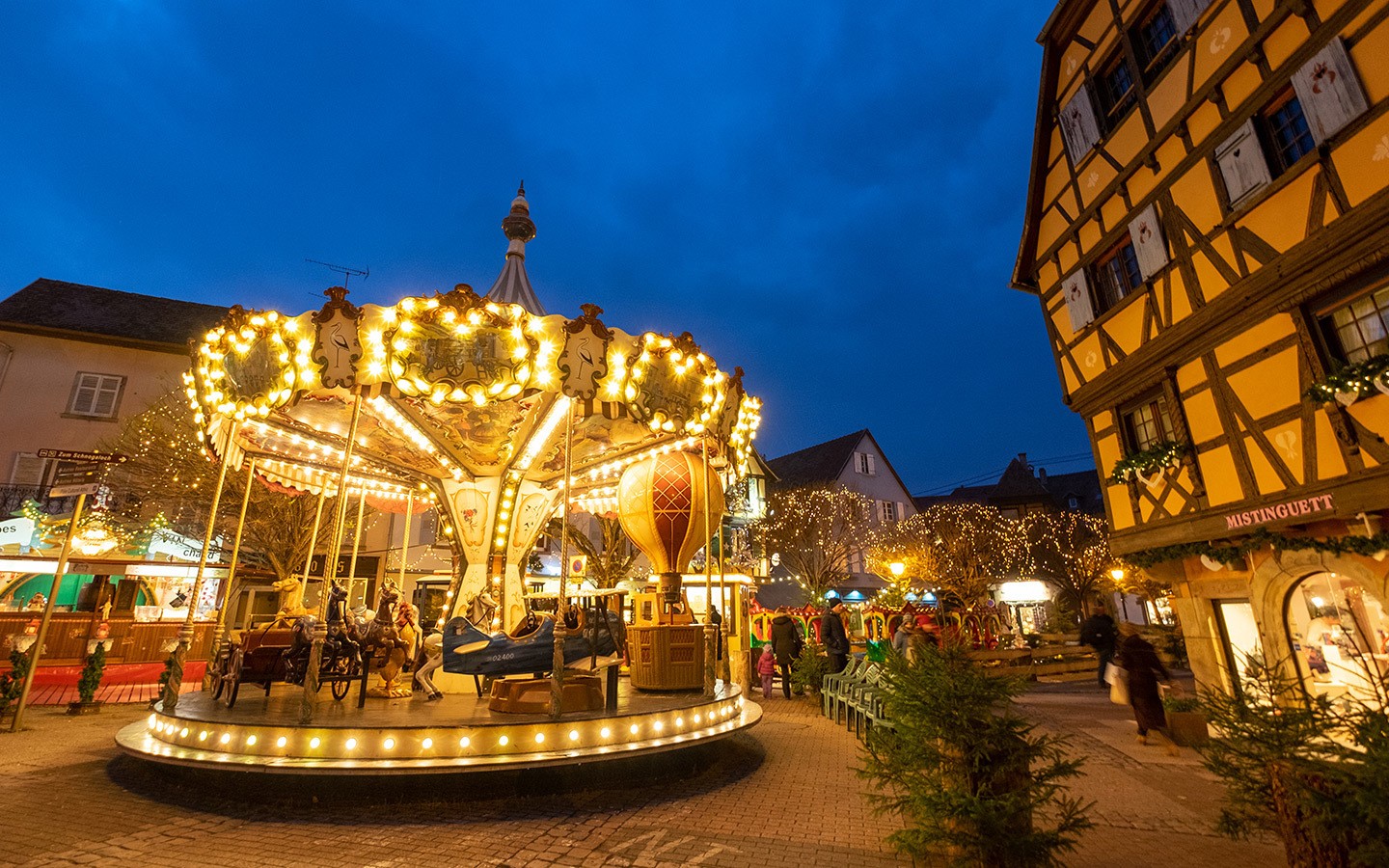 Obernai Christmas markets in the Alsace, France