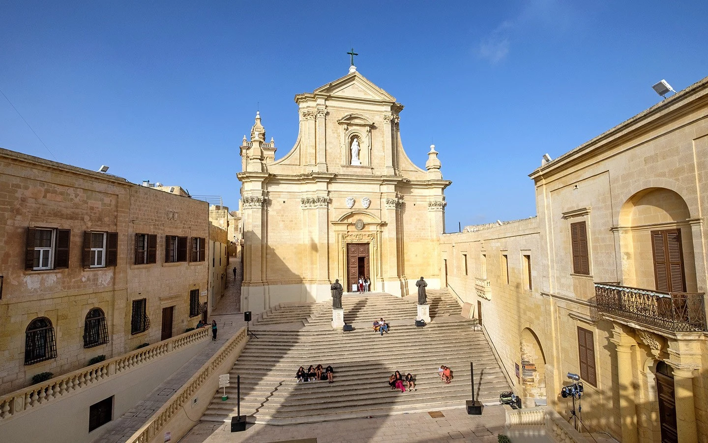 Gozo Cathedral in the Cittadella in Victoria, Gozo
