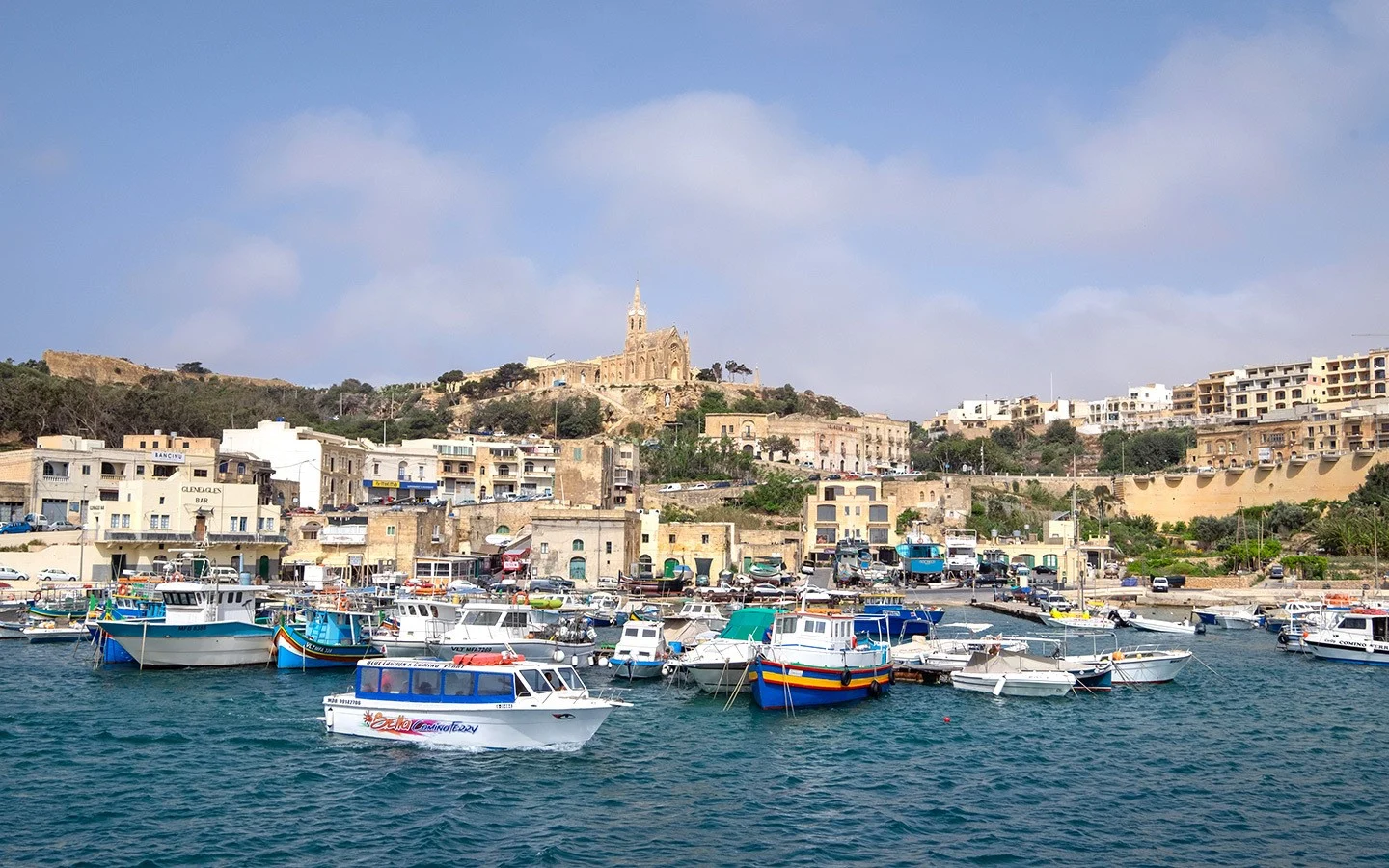 Mgarr harbour from the Malta to Gozo ferry