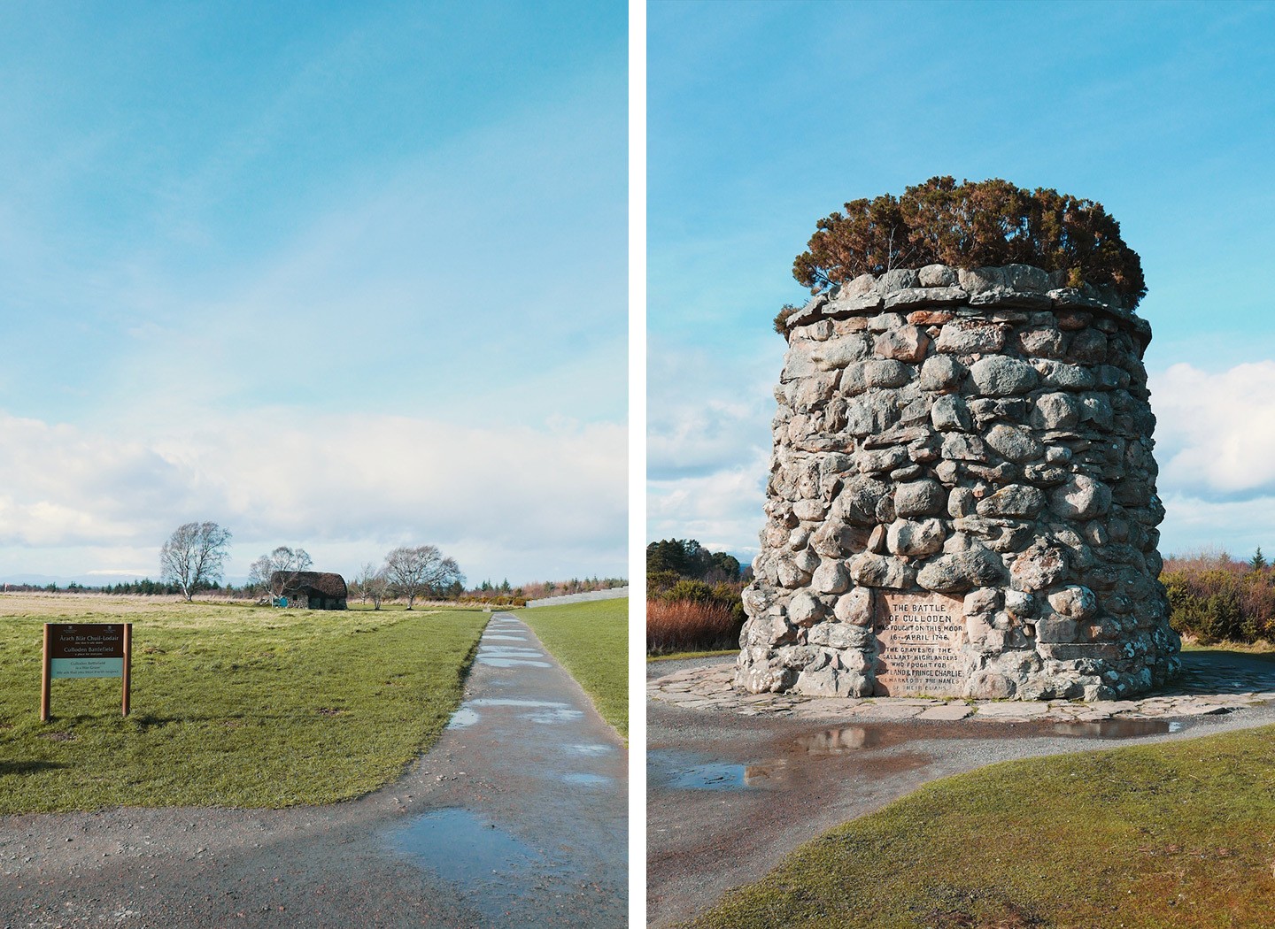 Culloden Battlefield in Scotland