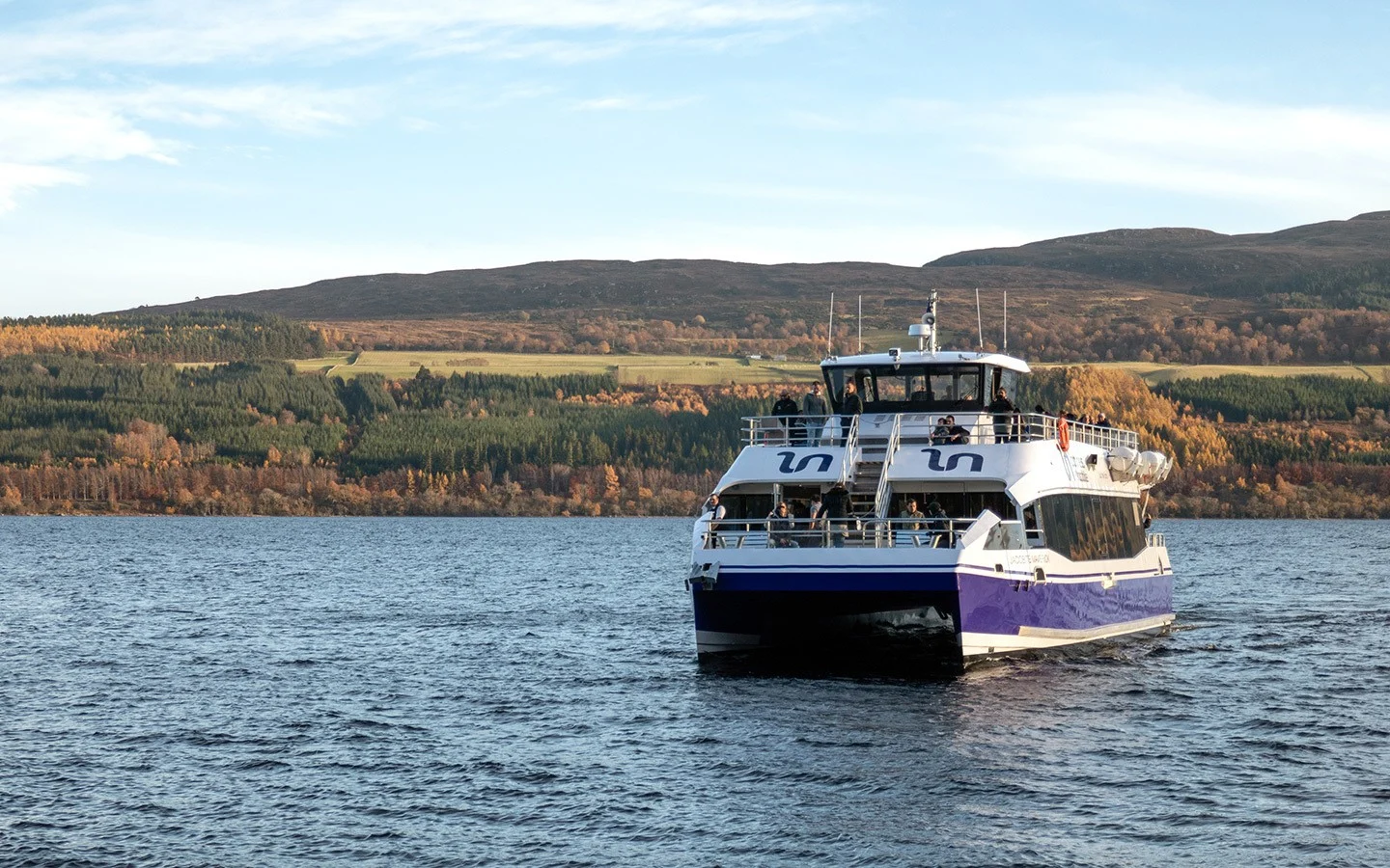 A boat trip with Jacobite cruises on Loch Ness near Inverness