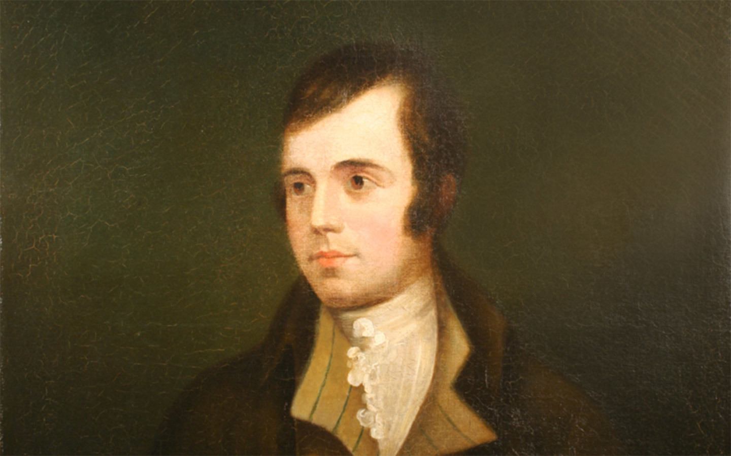 Oil painting of Robert Burns