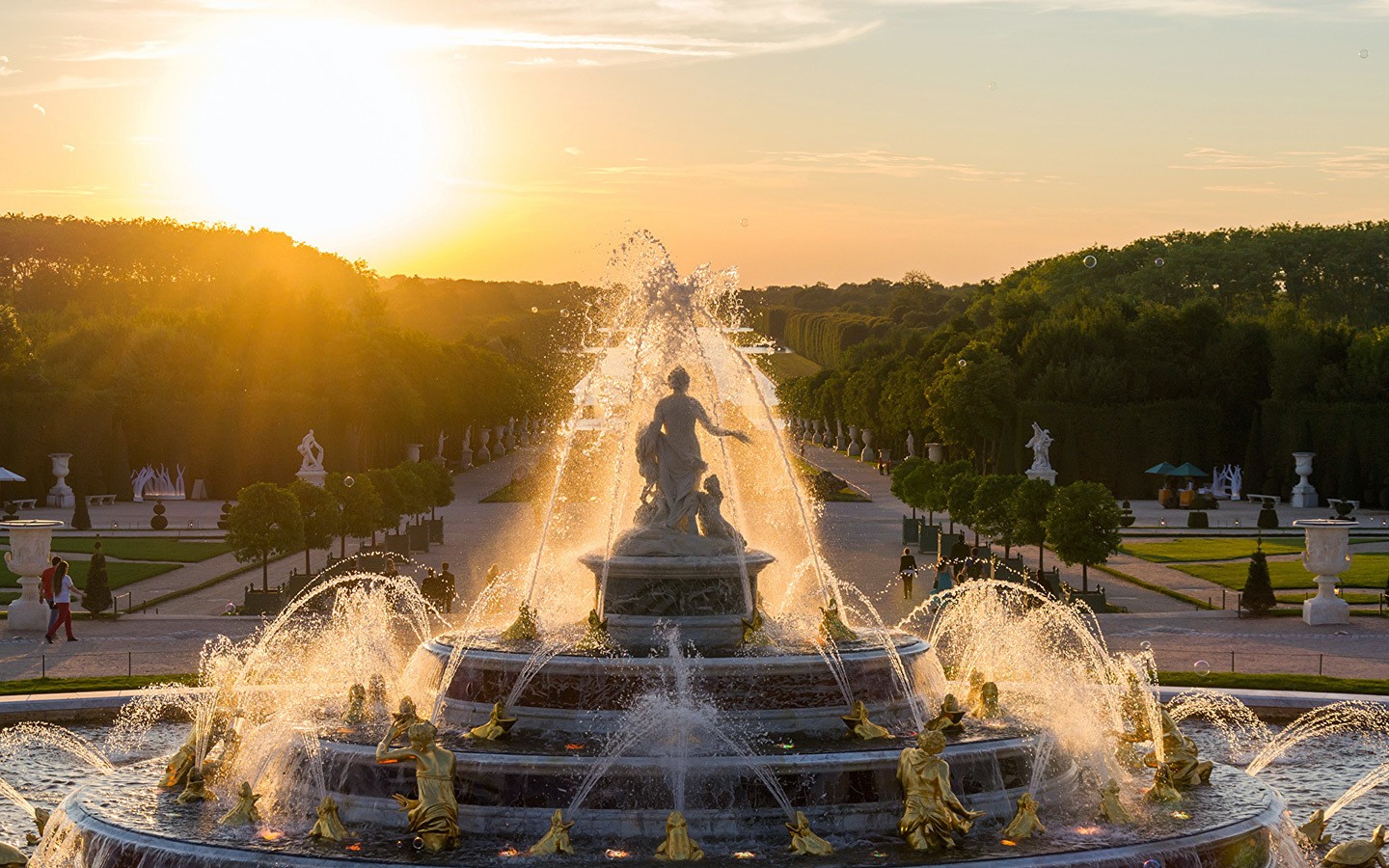 Fountains at the Palace of Versailles