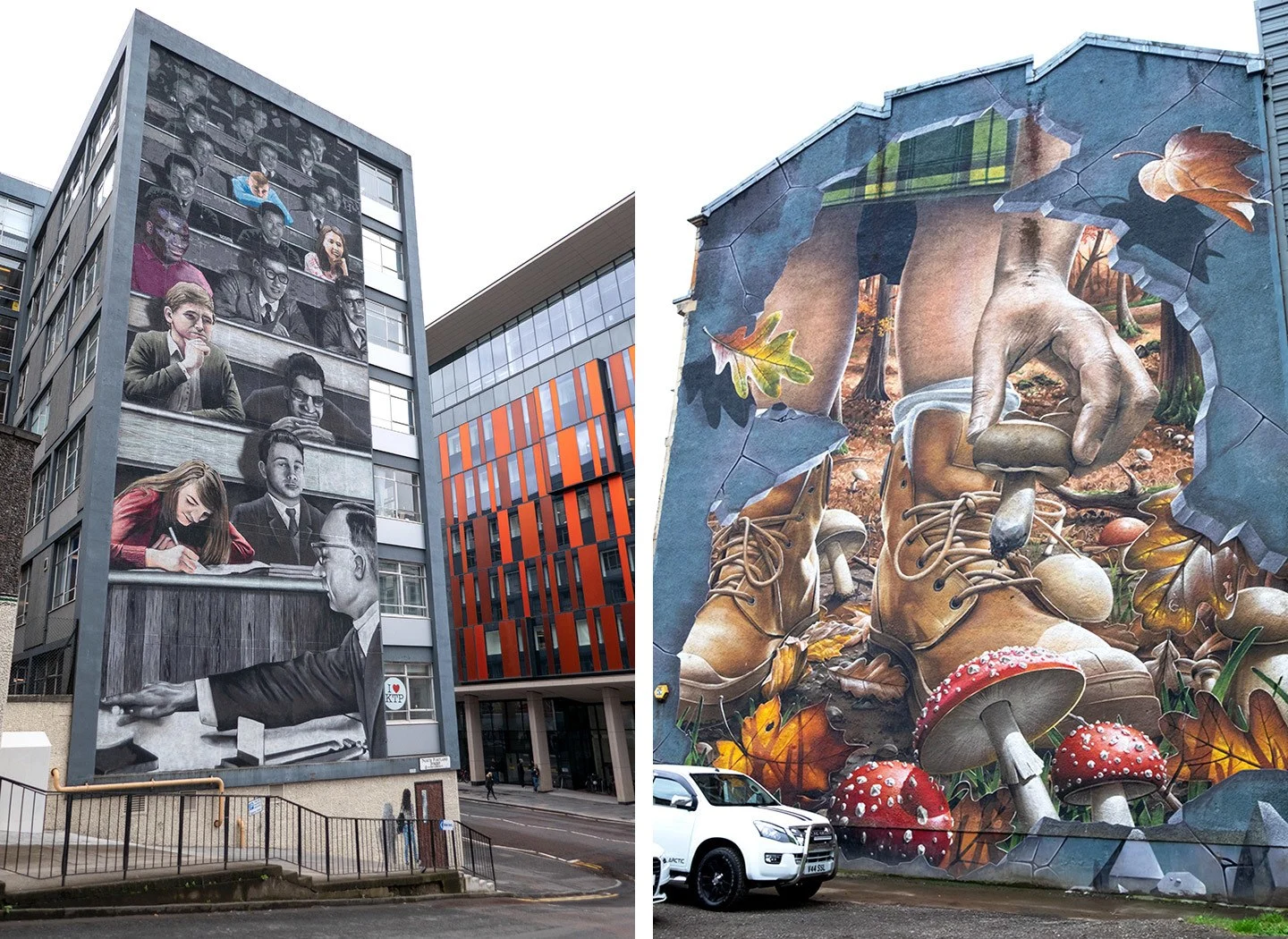 Artworks on the Glasgow City Centre Mural Trail