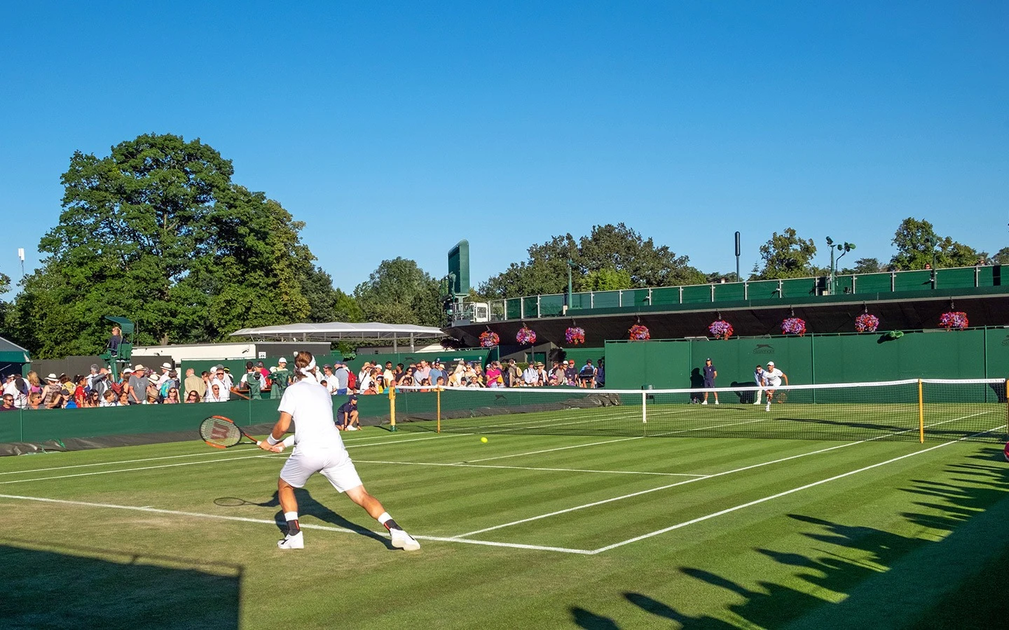 Tennis players at Wimbledon