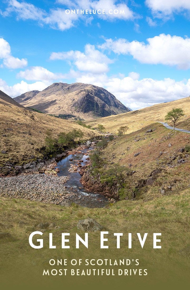 Driving the Glen Etive road near Glencoe: A road trip past lakes and mountains on one of Scotland's most scenic drives, a location from Bond film Skyfall | Scottish Highlands | Things to do in Glencoe | James Bond Skyfall locations | Scenic drives in Scotland | Scotland road trip