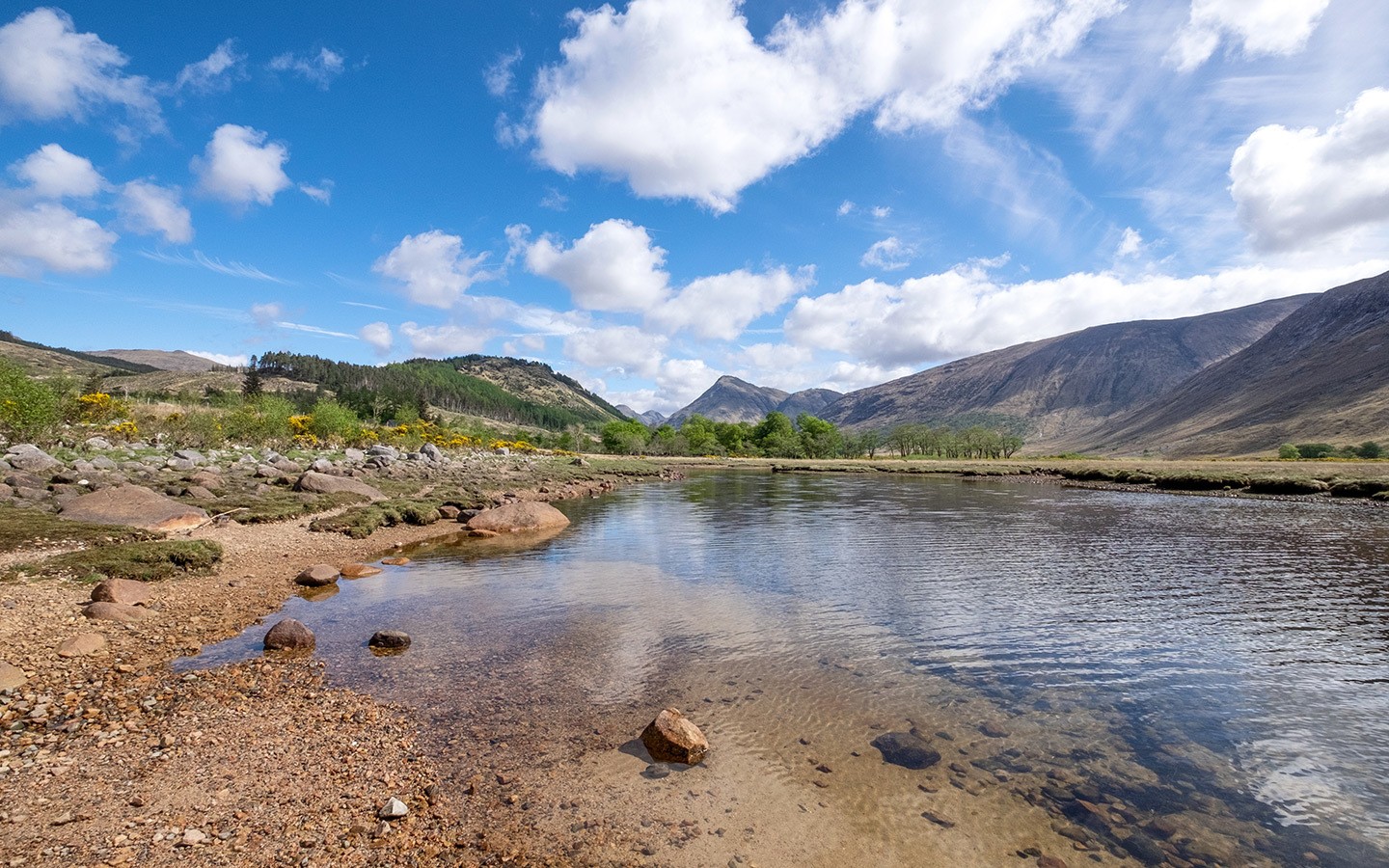 Loch Etive near Glencoe in Scotland