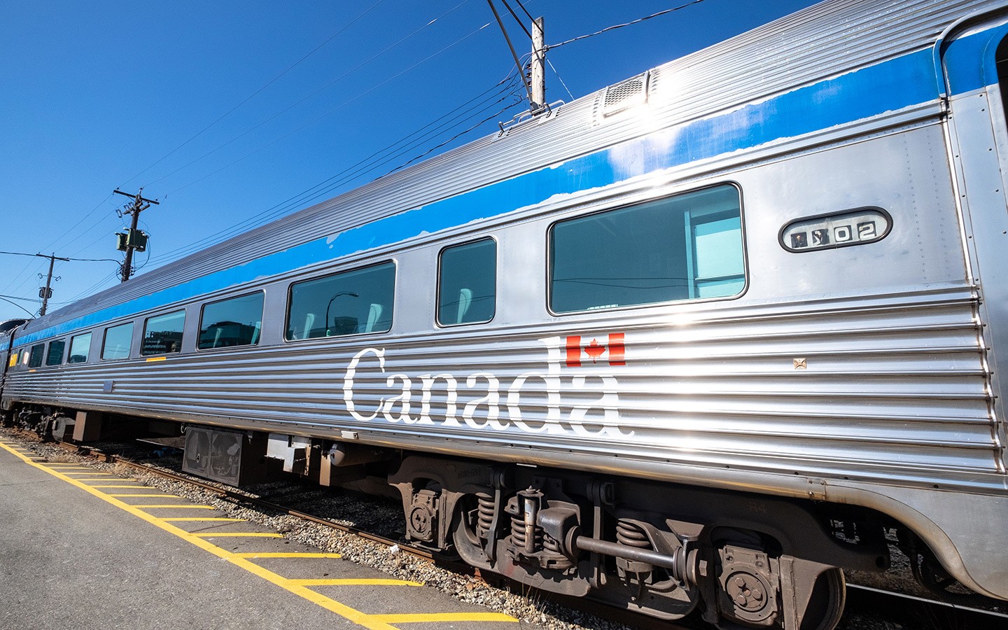 The Canadian VIA Rail service from Vancouver to Jasper