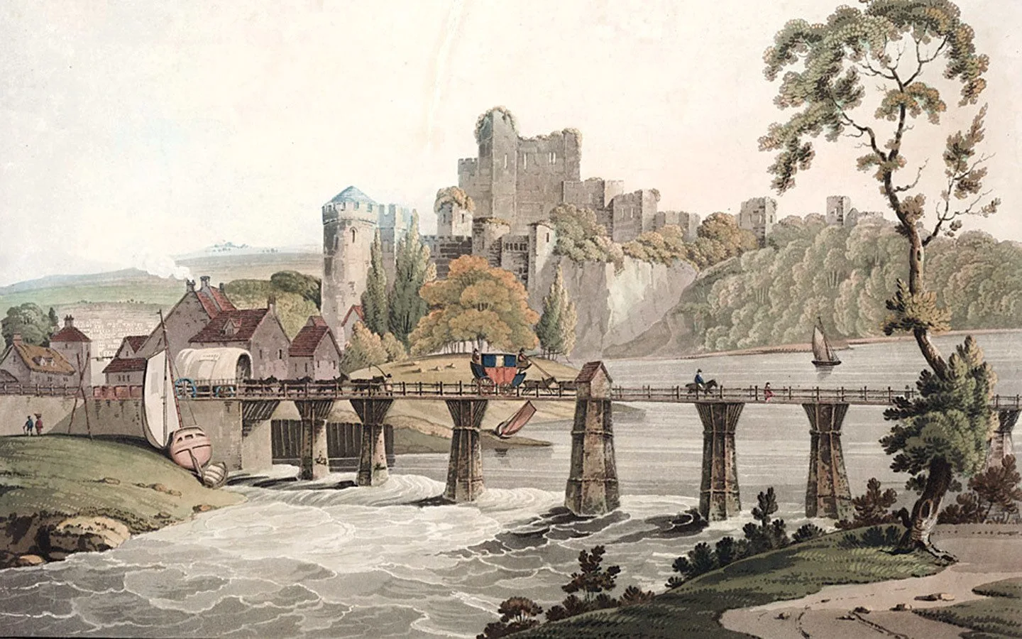 19th-centurty artworks of Chepstow Castle