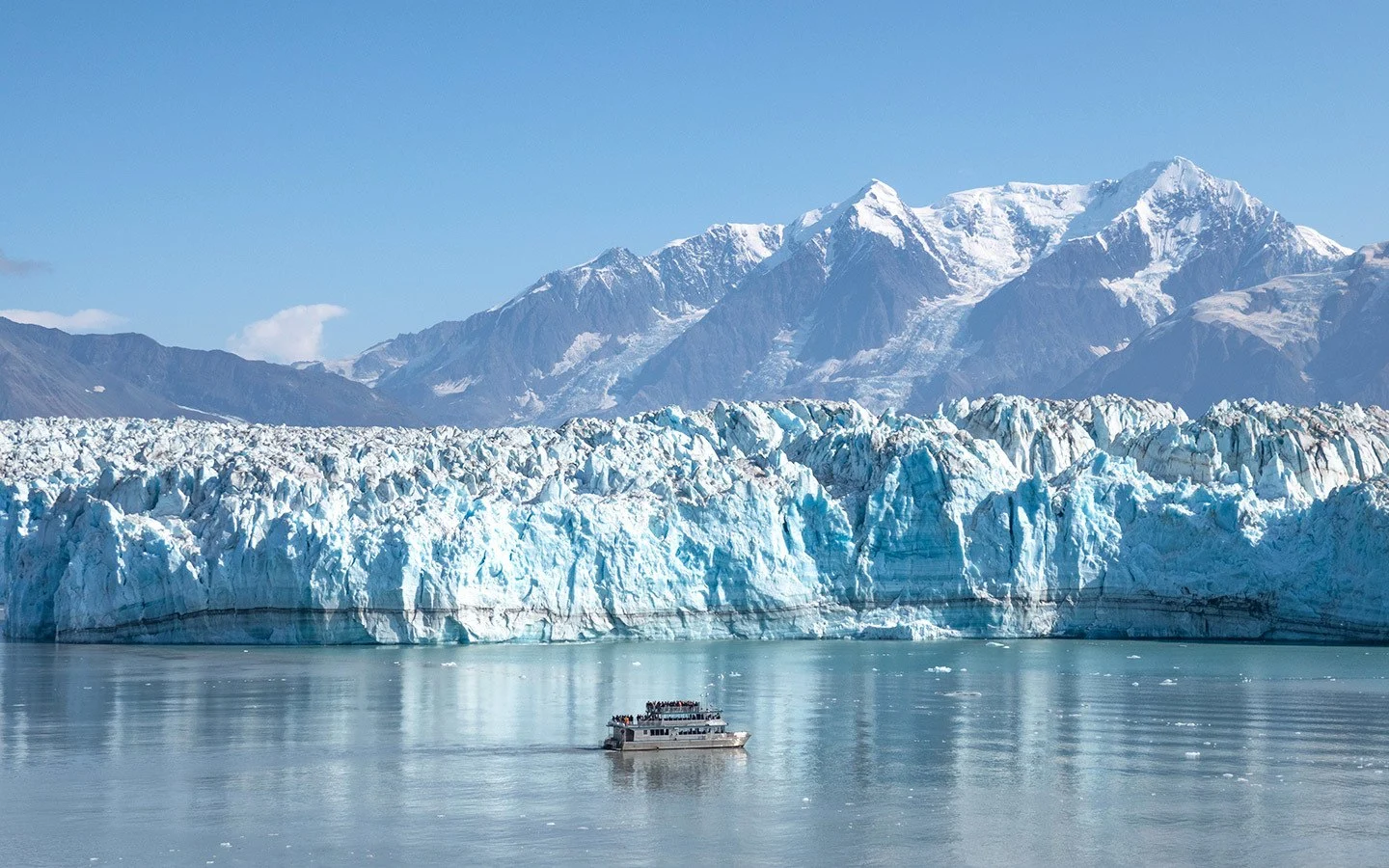 The Hubbard Glacier in Alaska