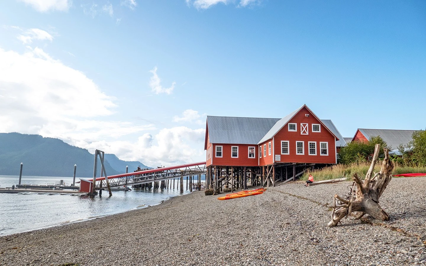 The 1930s salmon cannery at Icy Strait Point in Alaska