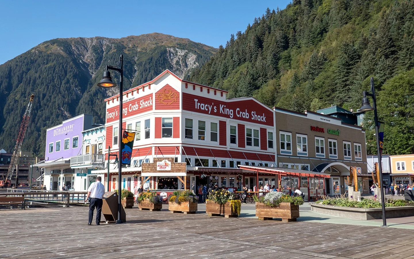 Shops in Juneau, the state capital of Alaska