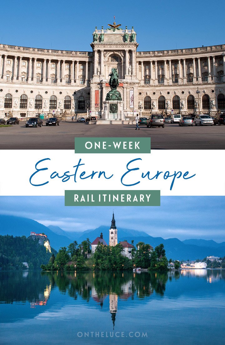 One-week Eastern Europe by train itinerary from Budapest to Zagreb, with what trains to take, how much they cost, how to book and what to see along the way. #interrail #europe #train #rail 
