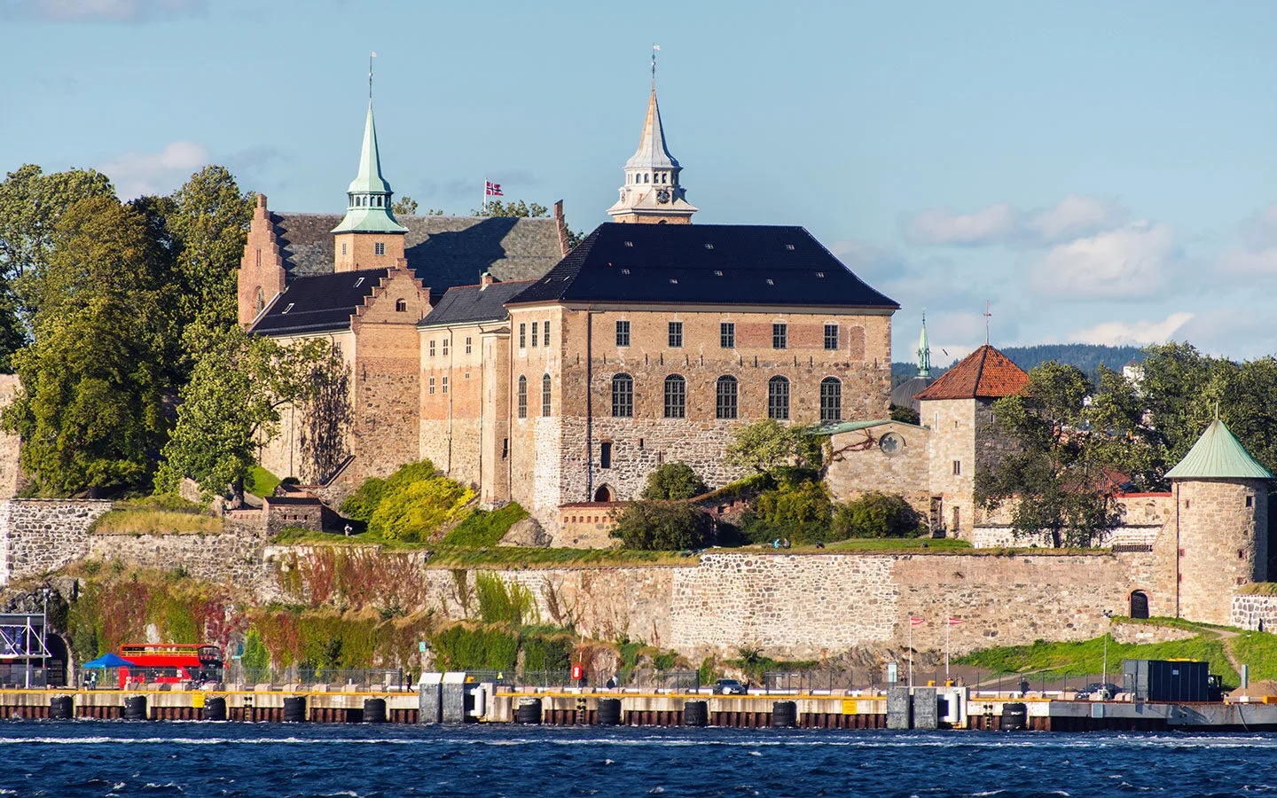 The Akershus Fortress in Oslo, Norway