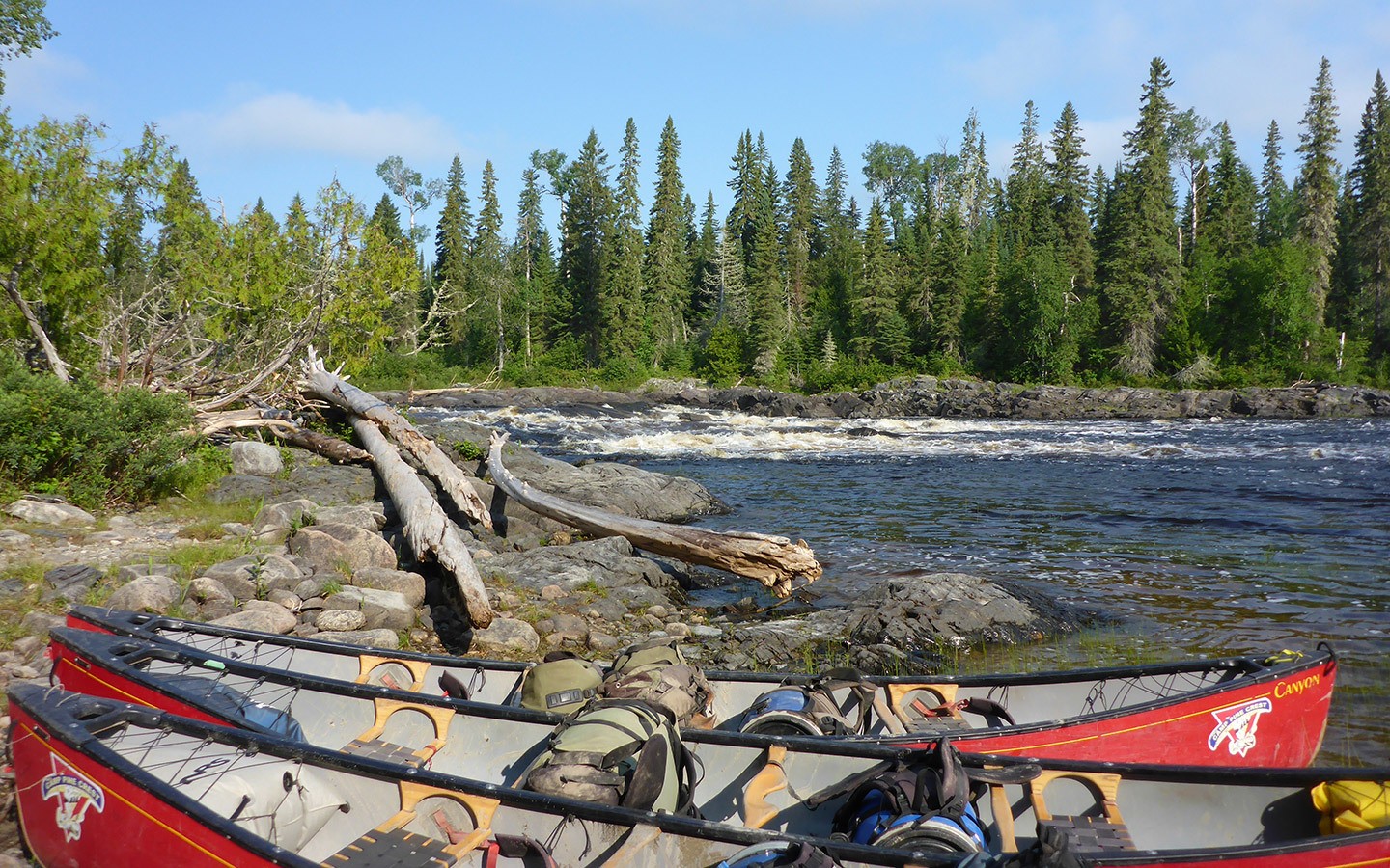 Canoeing in Missinaibi Provincial Park, Ontario