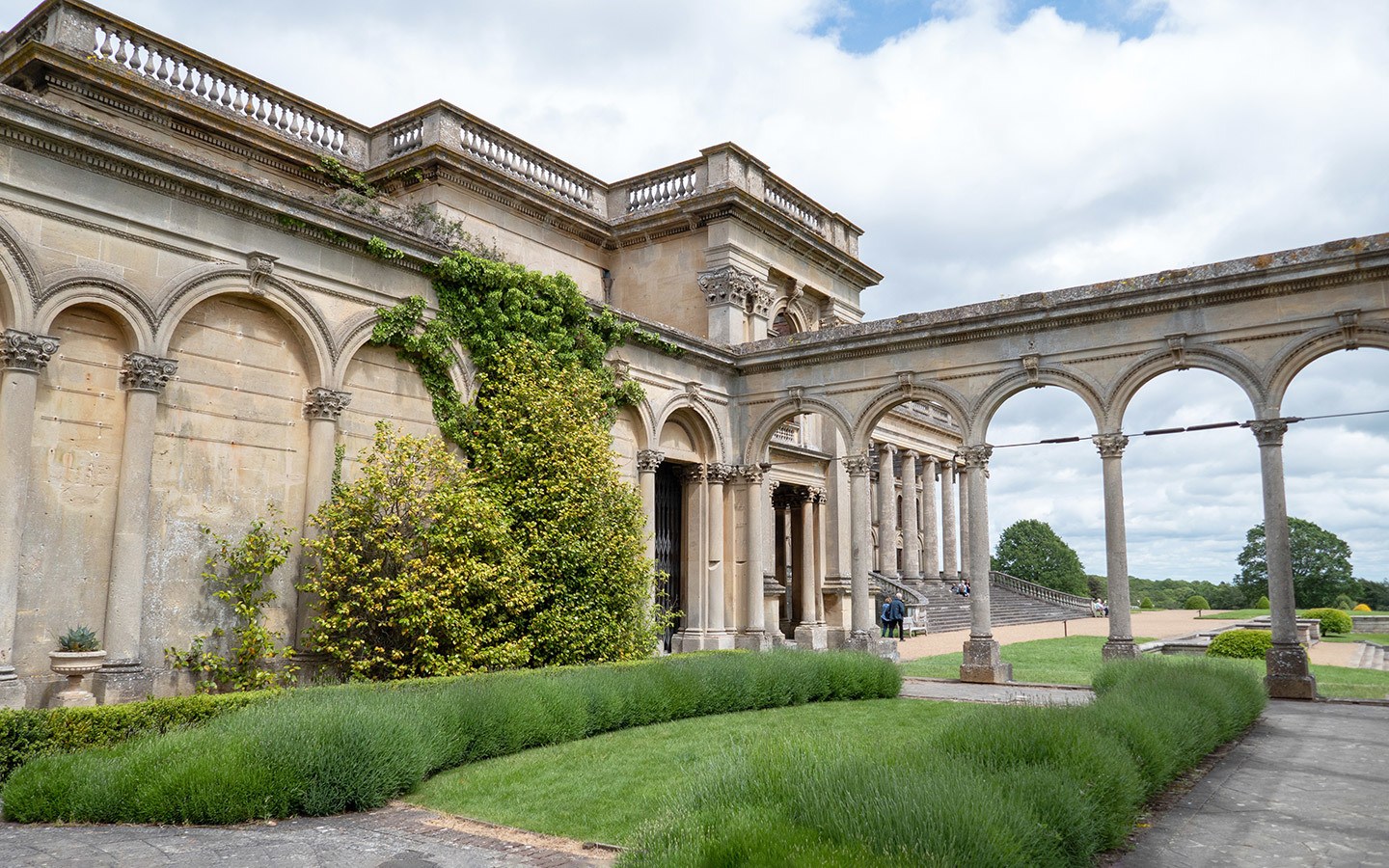 The ruined orangery at Witley Court in Worcestershire