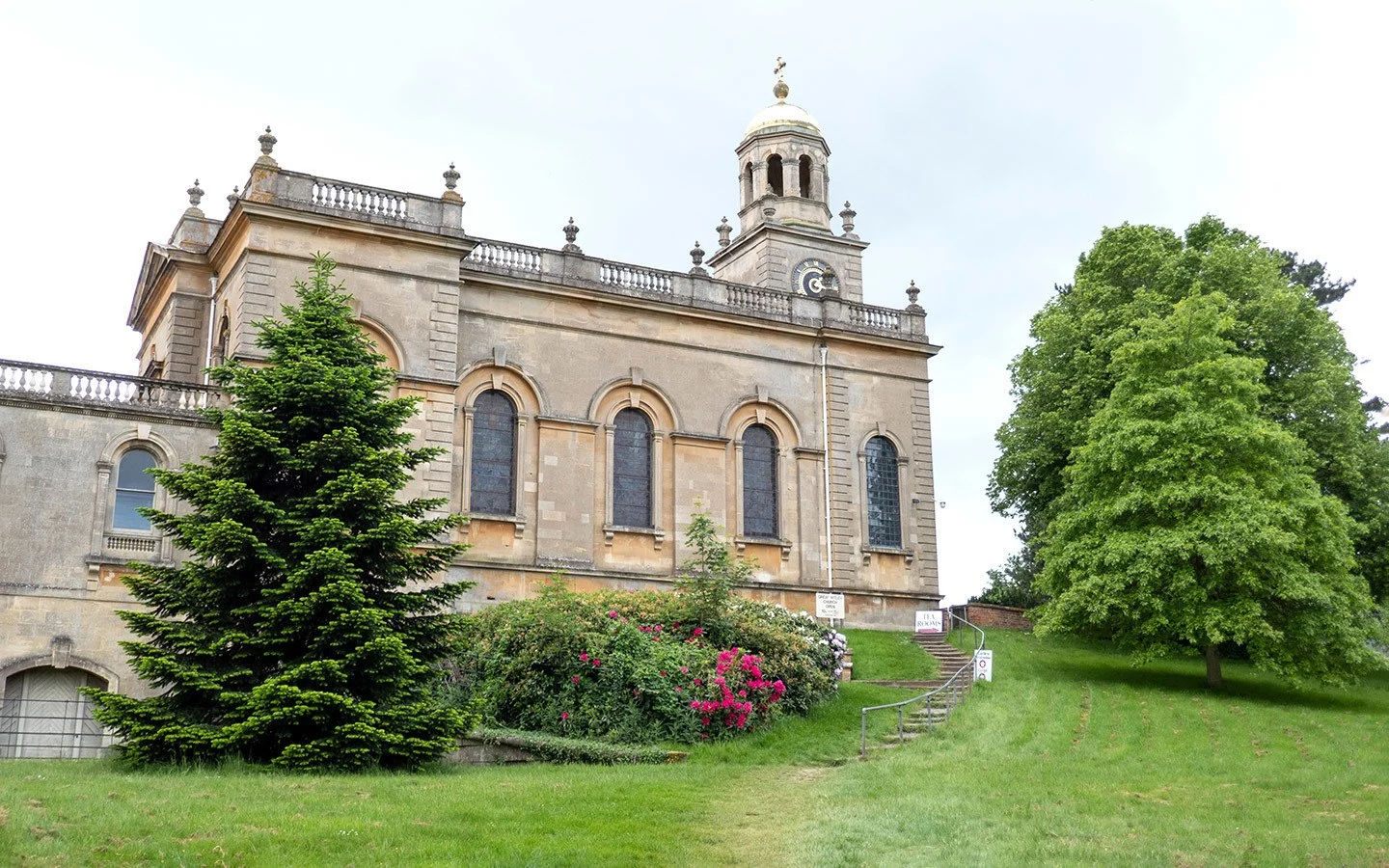 The exterior of Great Witley Church in Worcestershire